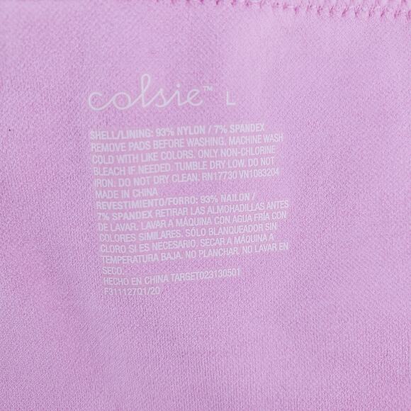 Colsie Women's Size Large Peppermint Pink‎ Tube Top New - Picture 3 of 5